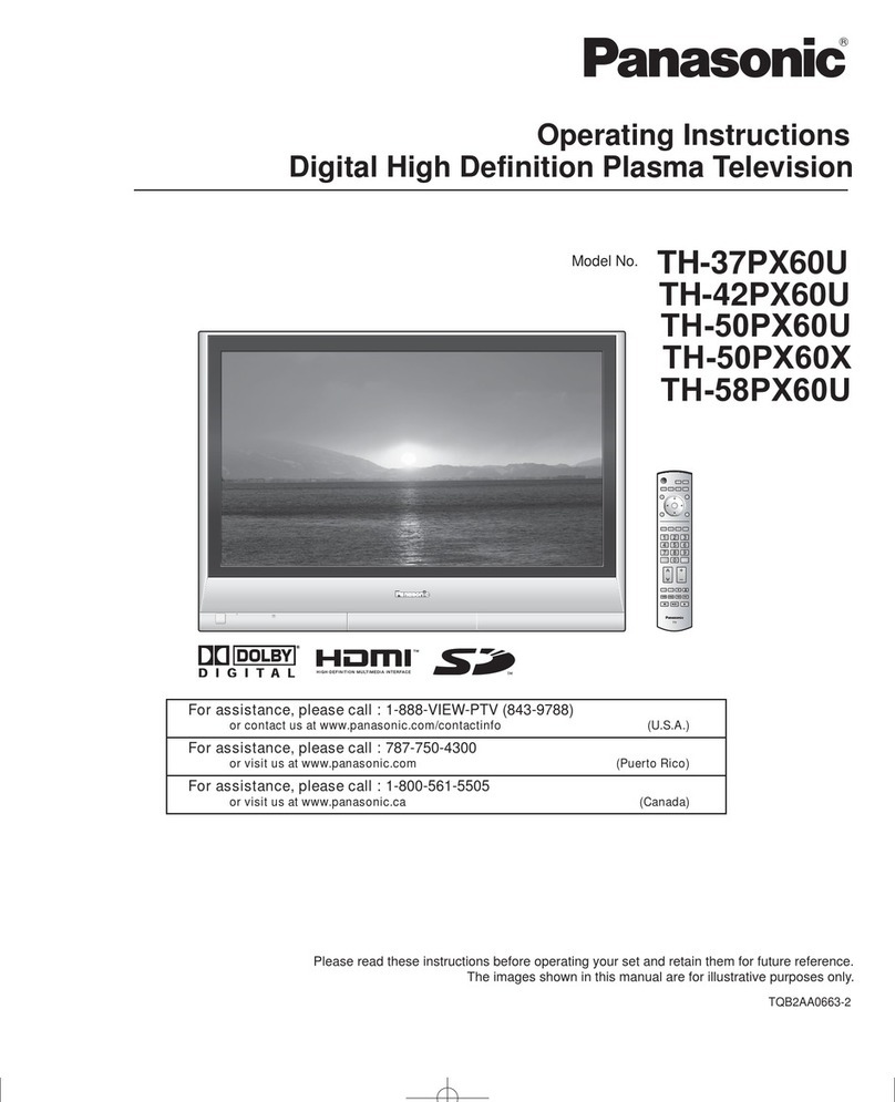 Panasonic TH-58PX25 Manuel utilisateur