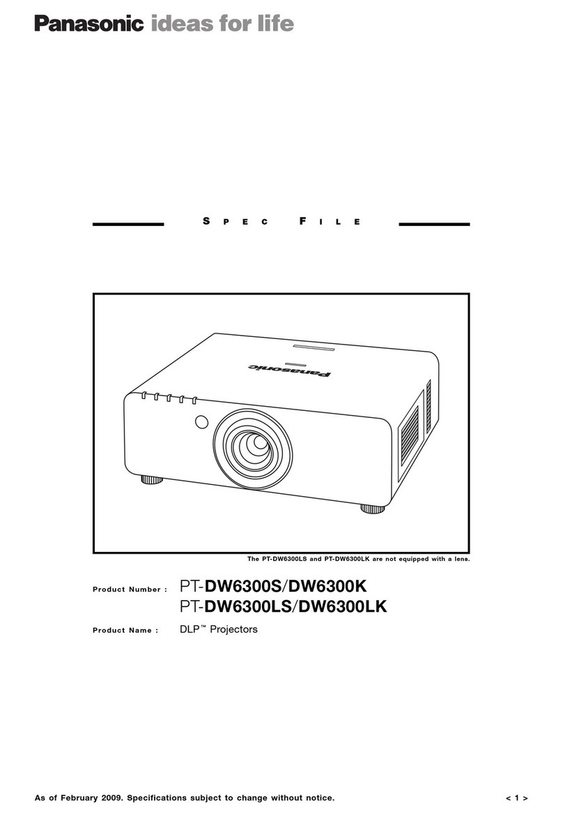 Panasonic DW6300K Manuel utilisateur