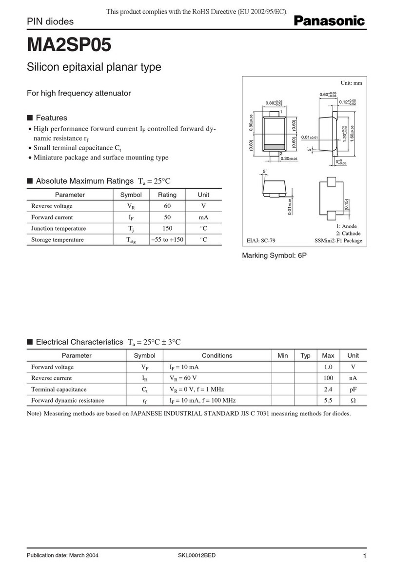 Panasonic MA2SP05 Manuel utilisateur