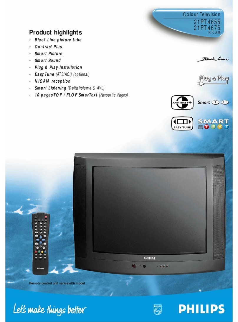 Philips 21PT4655 Manuel utilisateur