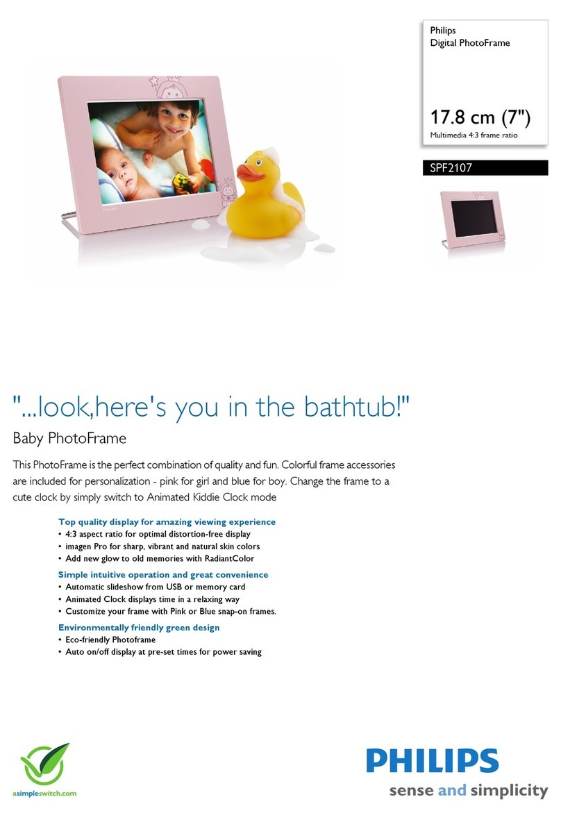 Philips SPF2107 Manuel utilisateur