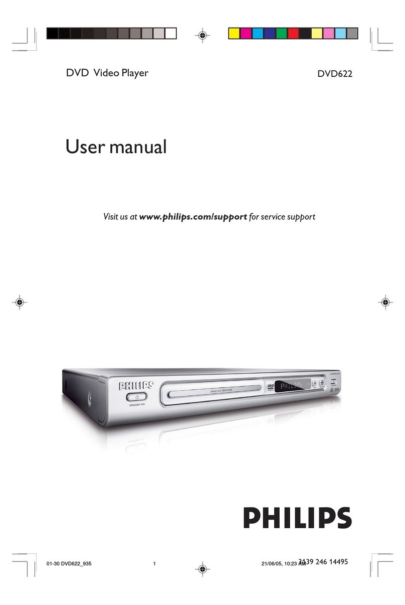 Philips DVD622/93 Manuel utilisateur