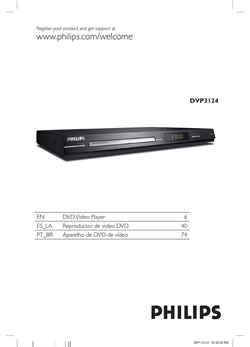 Philips DVP3124 Manuel utilisateur