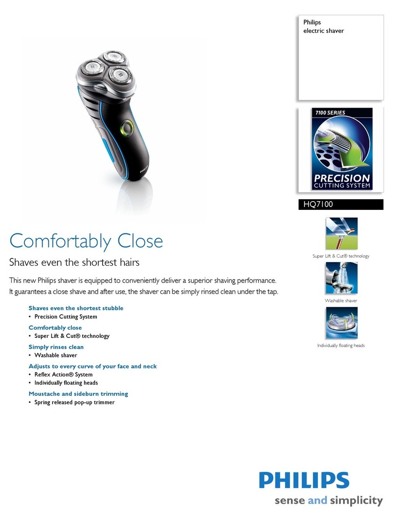 Philips HQ7100 Manuel utilisateur