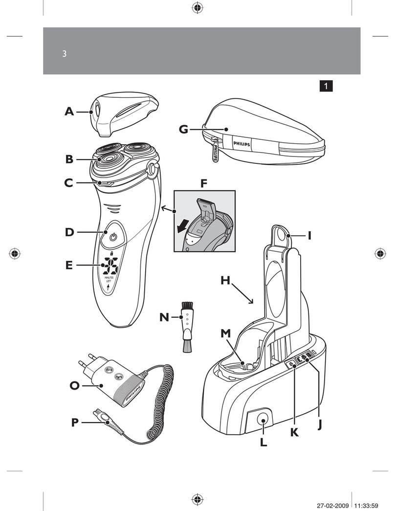 Philips HQ8260 Manuel utilisateur Philips HQ8260 Manuel utilisateur