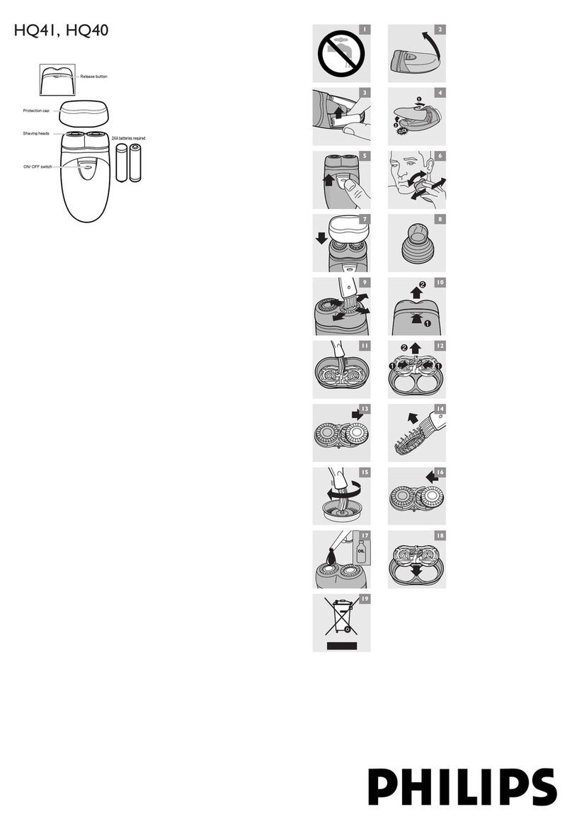 Philips HQ14 Manuel utilisateur