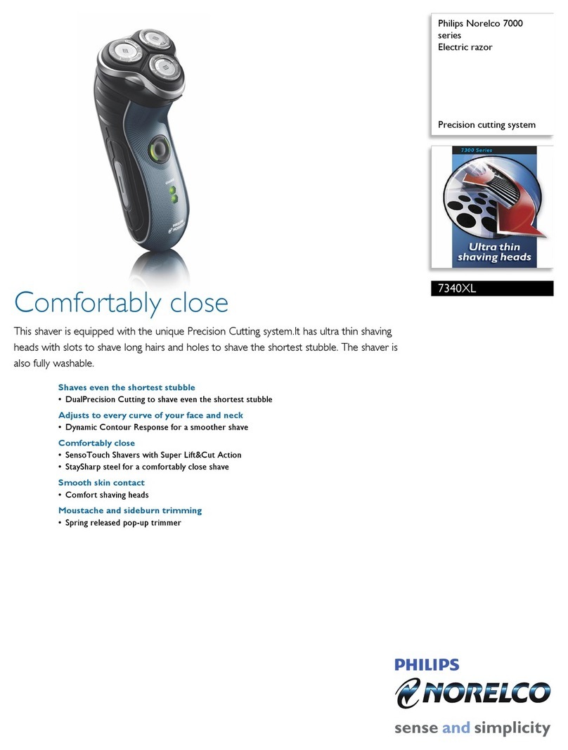 Philips 7340XL Manuel utilisateur Philips 7340XL Manuel utilisateur