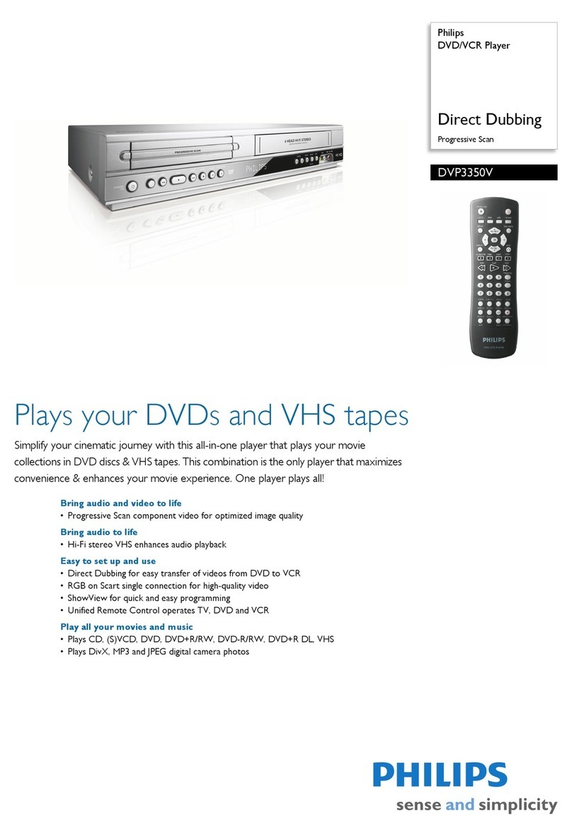 Philips DVP3350V Manuel utilisateur