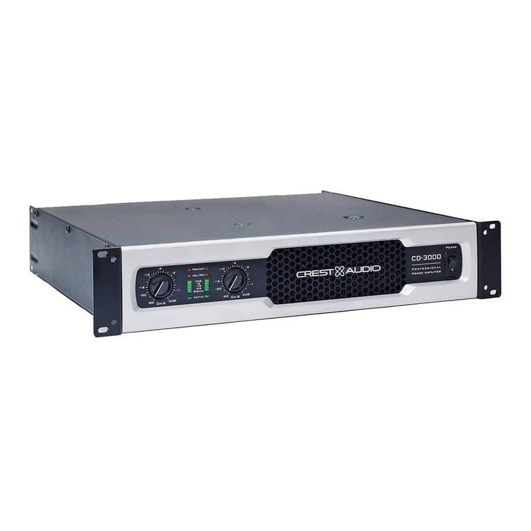 Crest Audio CD Series Manuel utilisateur