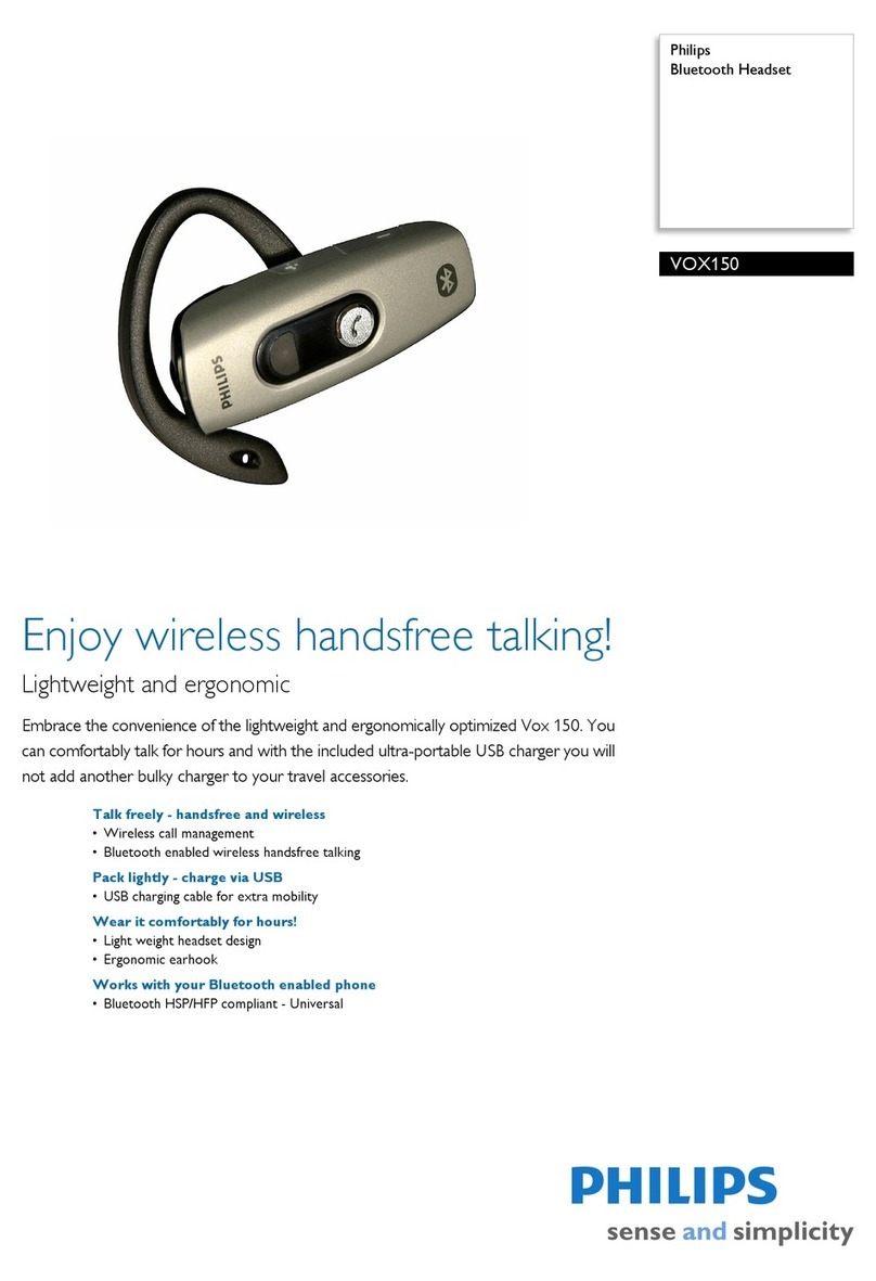 Philips VOX150 Manuel utilisateur