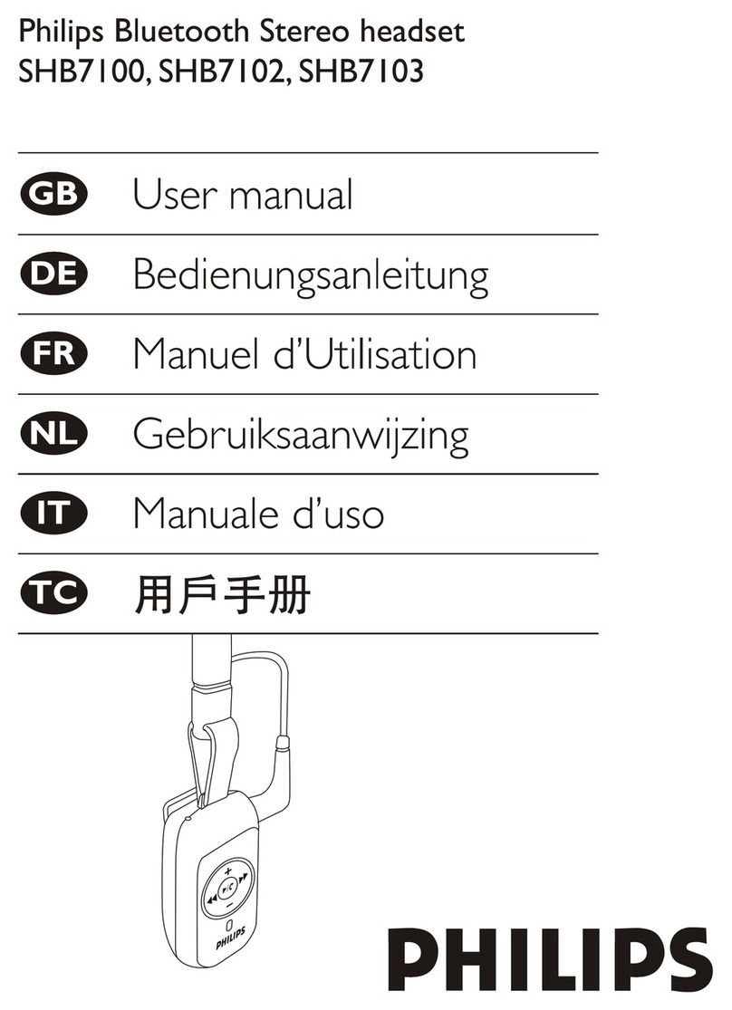 Philips SHB7103 Manuel utilisateur Philips SHB7103 Manuel utilisateur