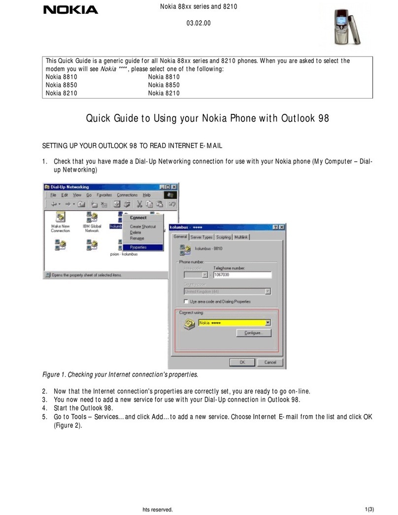Nokia 8810 Manuel utilisateur