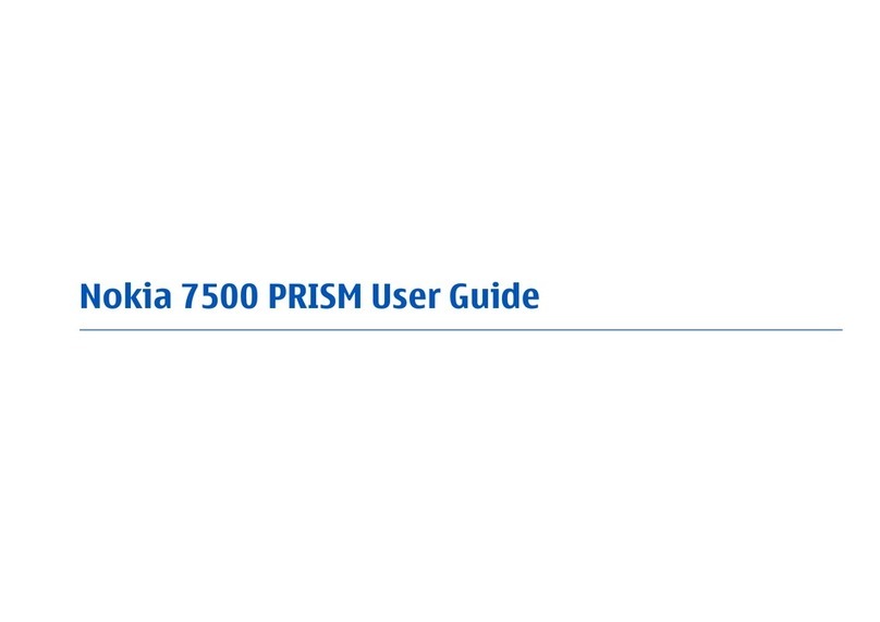 Nokia 7500 - Prism Cell Phone 30 MB Manuel utilisateur