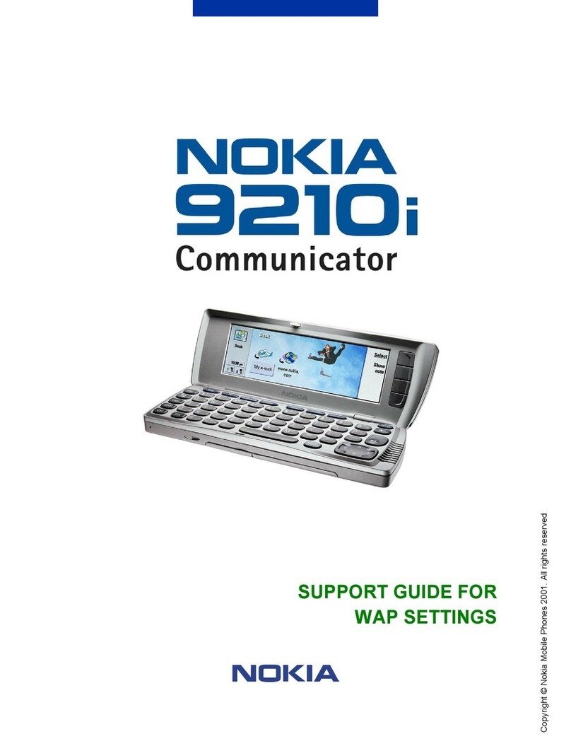 Nokia COMMUNICATOR 9210i Manuel
