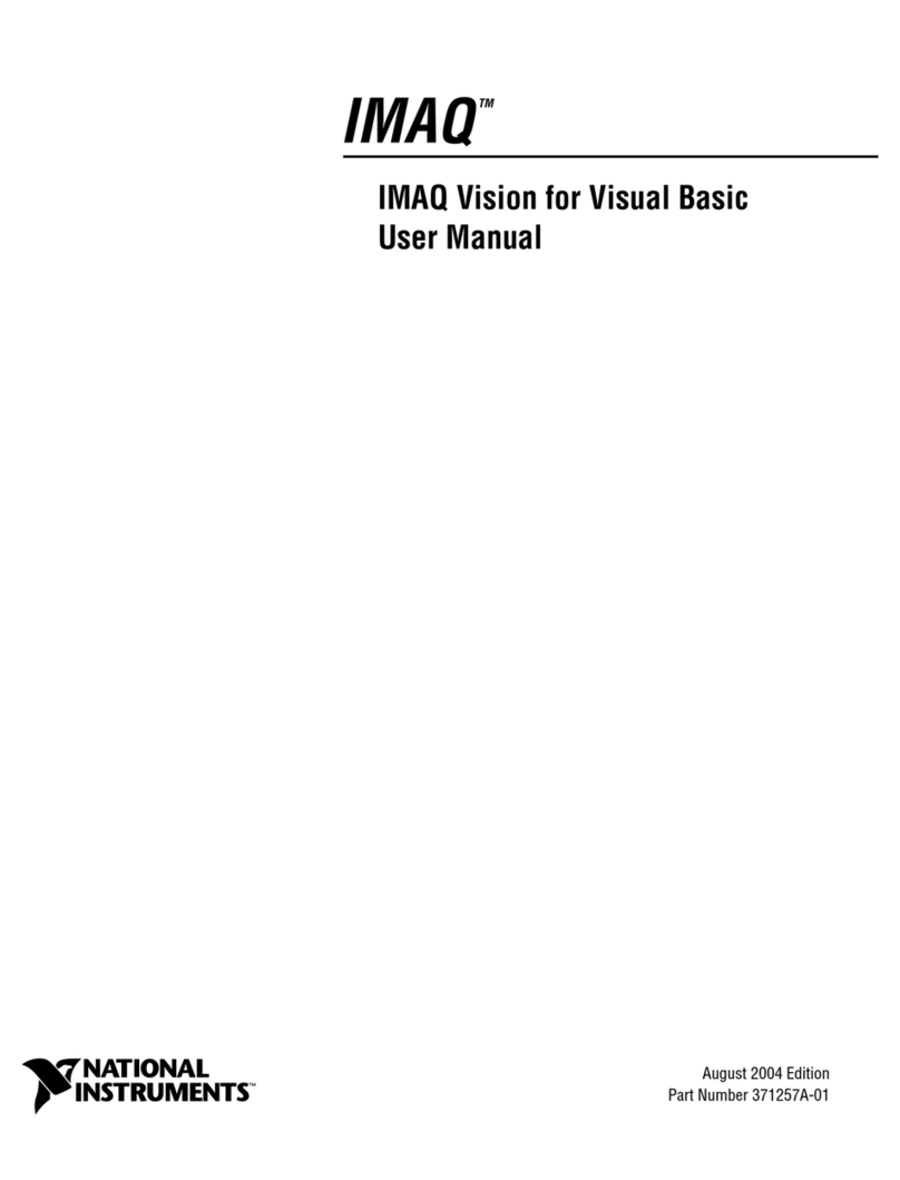 National Instruments IMAQTM Manuel utilisateur National Instruments IMAQTM Manuel utilisateur