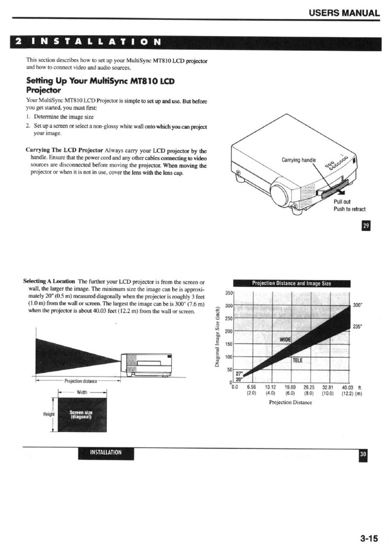NEC MultiSync MT810 Manuel utilisateur