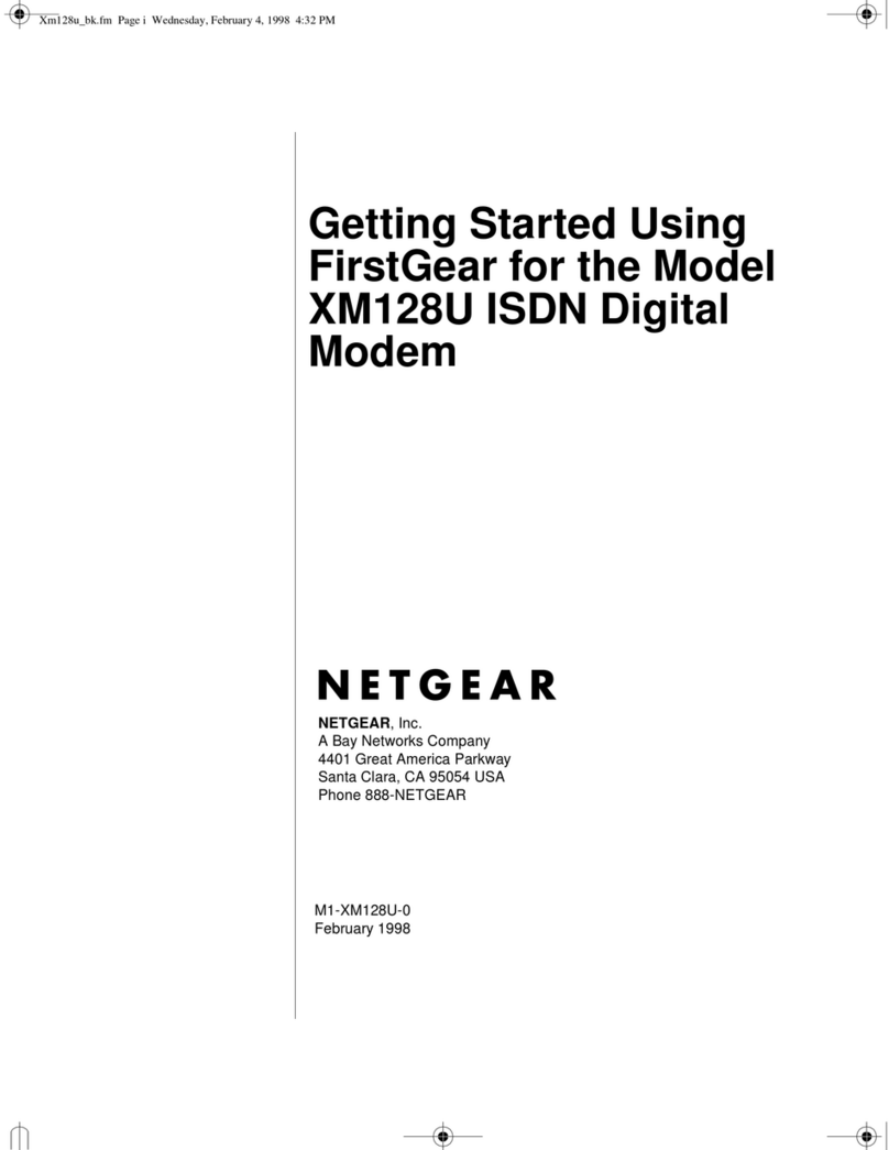 NETGEAR XM128U Manuel utilisateur NETGEAR XM128U Manuel utilisateur