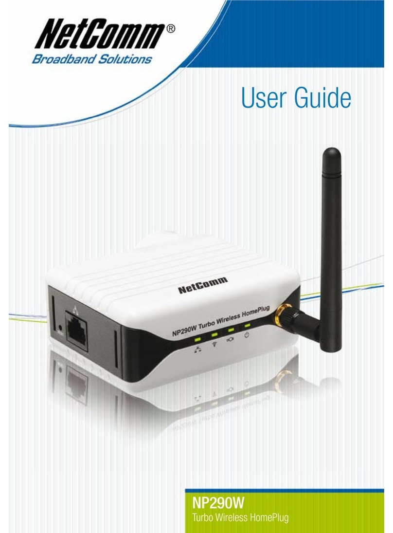 NetComm NP290W Manuel utilisateur NetComm NP290W Manuel utilisateur