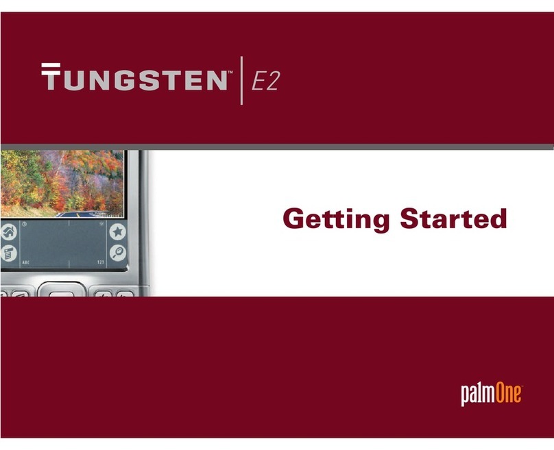 palmOne Tungsten E2 Manuel utilisateur