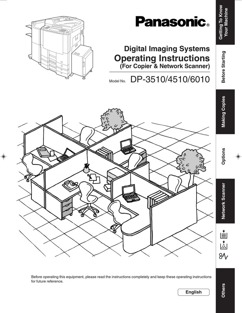Panasonic Workio DP-6010 Manuel utilisateur