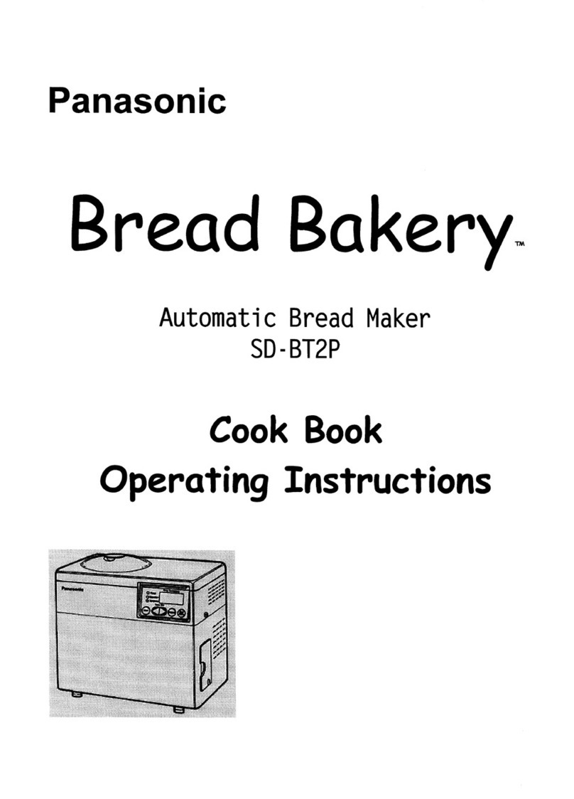 Panasonic Bread Bakery SD-BT2P Instructions de montage