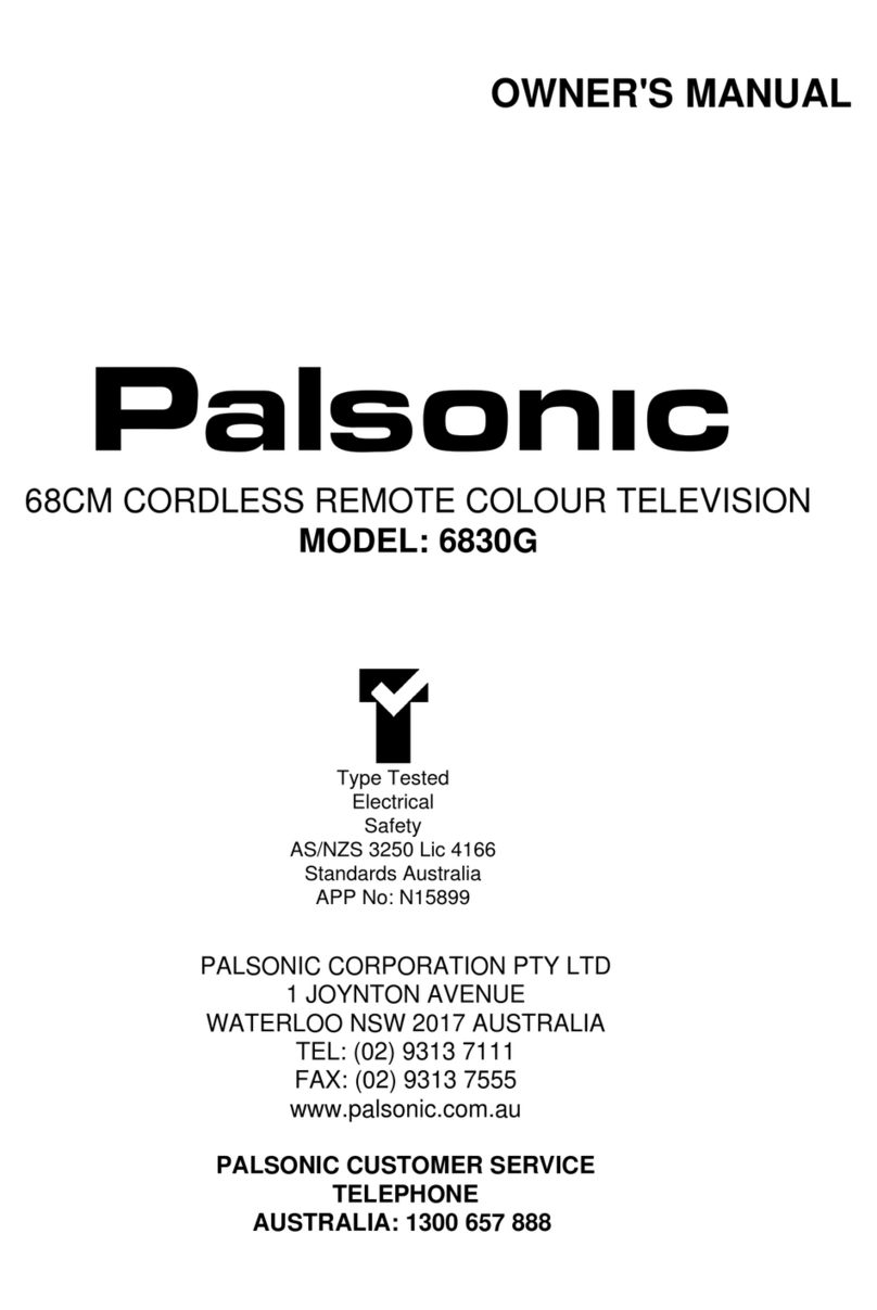 Palsonic 6830G Manuel utilisateur