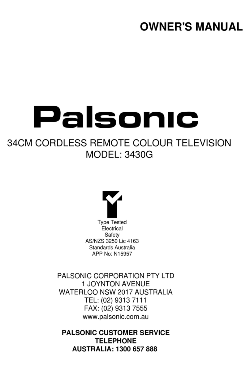 Palsonic 3430G Manuel utilisateur Palsonic 3430G Manuel utilisateur