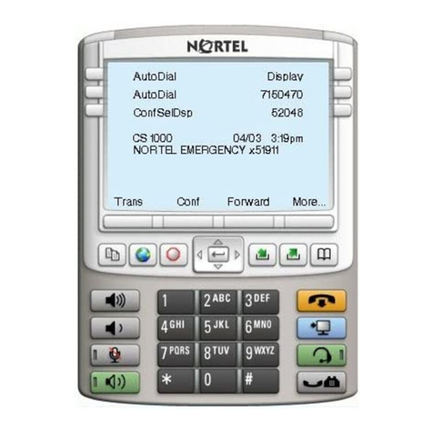 Nortel Softphone 2050 Manuel utilisateur