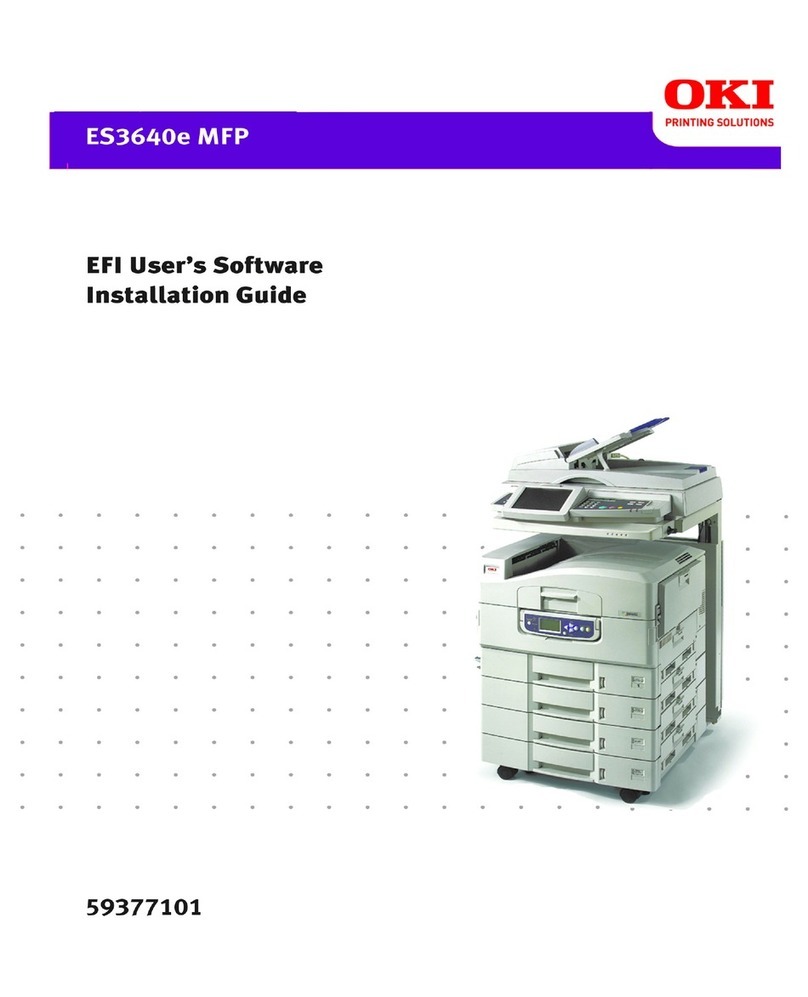 Oki ES3640e MFP Guide de démarrage rapide