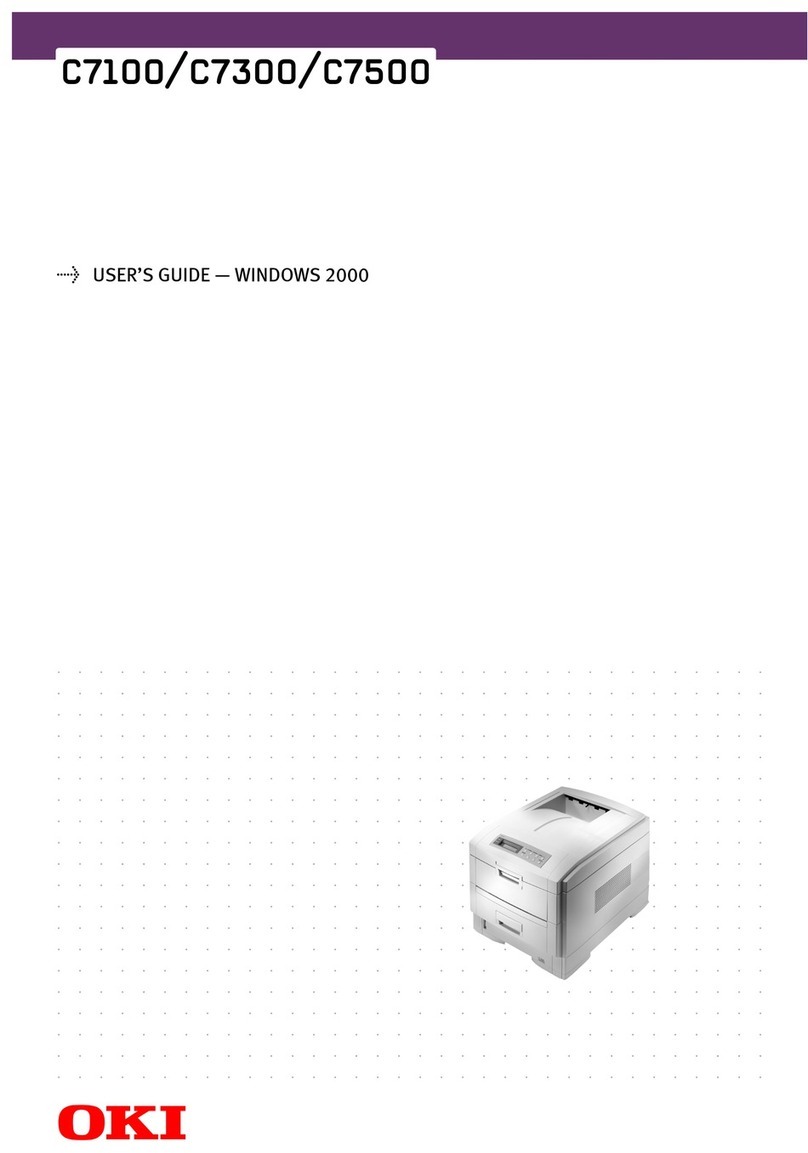 Oki C7100 Manuel utilisateur