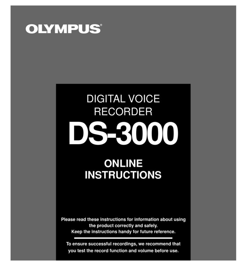Olympus DS DS-3000 Manuel utilisateur Olympus DS DS-3000 Manuel utilisateur
