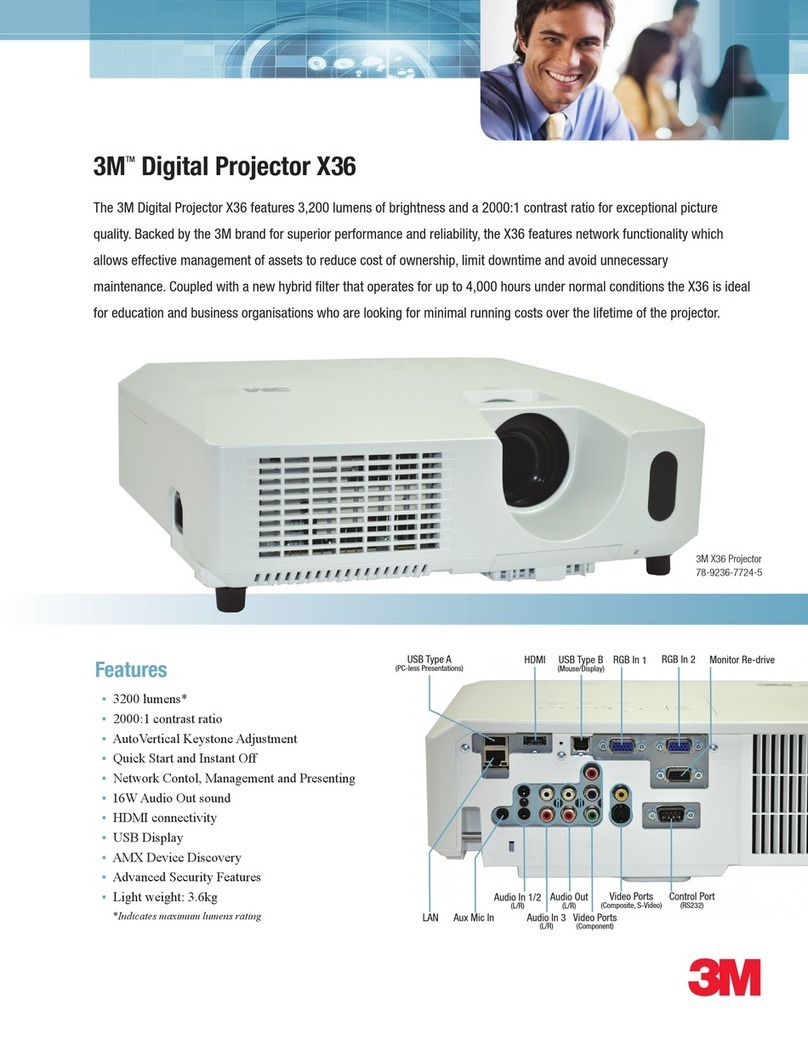 3M X36 Manuel utilisateur