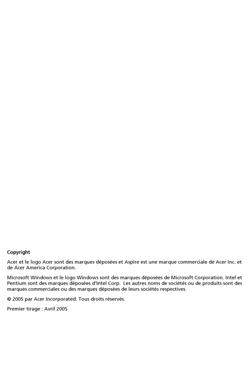 Acer Aspire E360 Manuel utilisateur