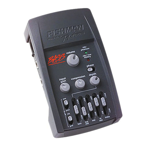 Fishman PRO-EQ Manuel utilisateur