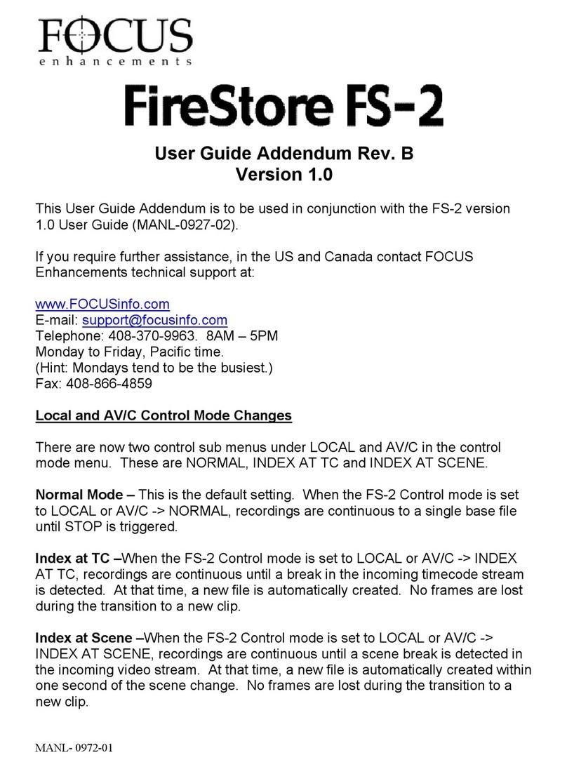 foc.us Firestore FS-2 Instructions d'installation et d'utilisation