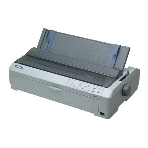 Epson FX-1180 - Impact Printer Manuel utilisateur