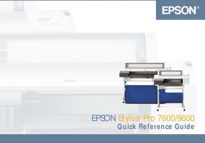 Epson Stylus Pro 9600 Photographic Dye Ink Manuel utilisateur