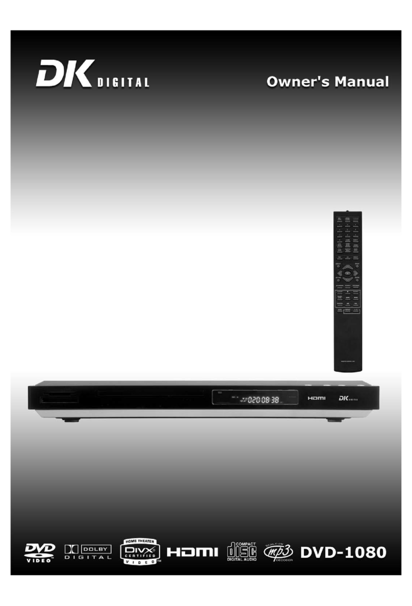 DK Digital DVD-1080 Manuel utilisateur