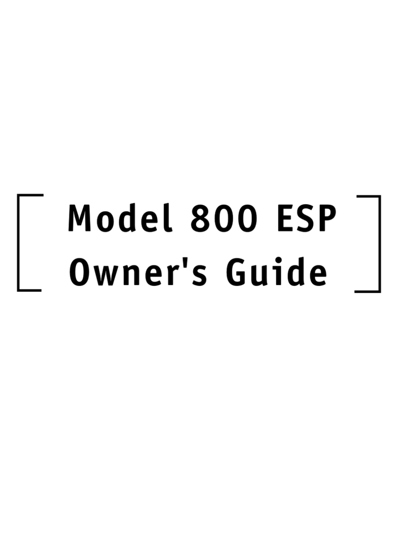 DEI 800ESP Manuel utilisateur