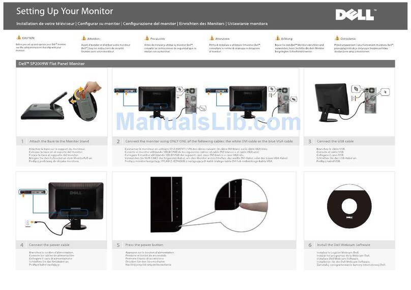 Dell SP2009W Manuel utilisateur