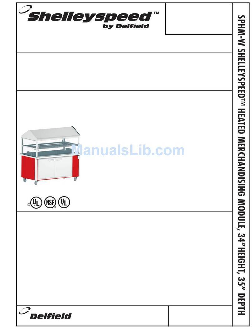 Delfield Shelleyspeed SPHM-50W Manuel utilisateur