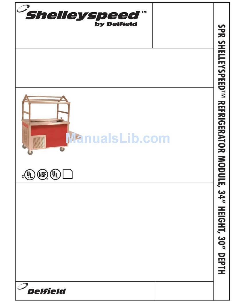 Delfield Shelleyspeed SPR-40 Manuel utilisateur