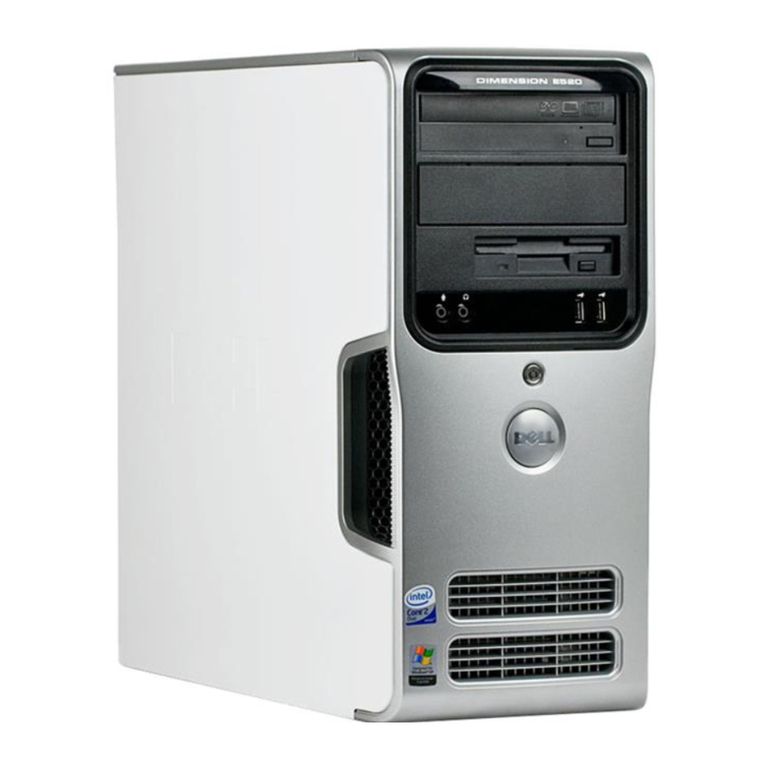 Dell Dimension E520 Manuel utilisateur