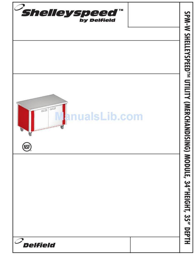 Delfield Shelleyspeed SPM-28W Manuel utilisateur