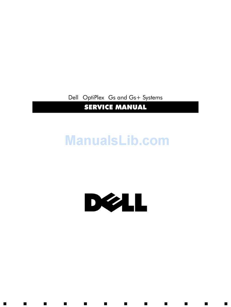 Dell OptiPlex Gs Manuel utilisateur