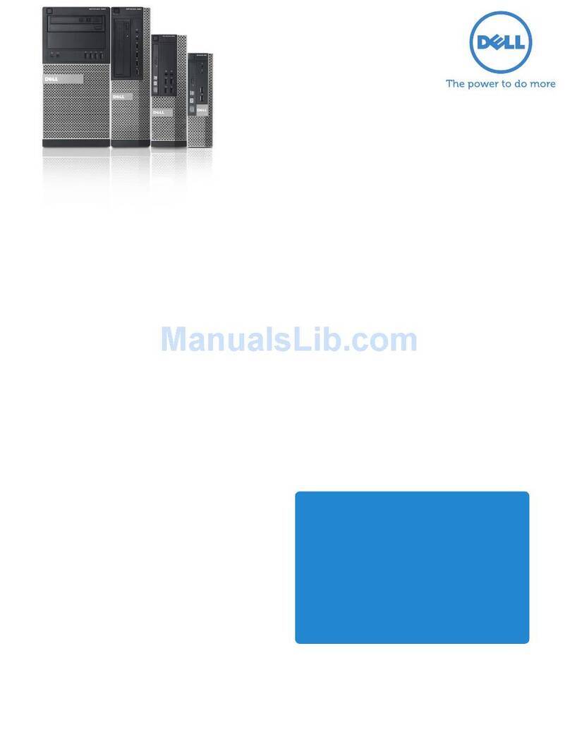 Dell OptiPlex 990 Desktop Manuel utilisateur
