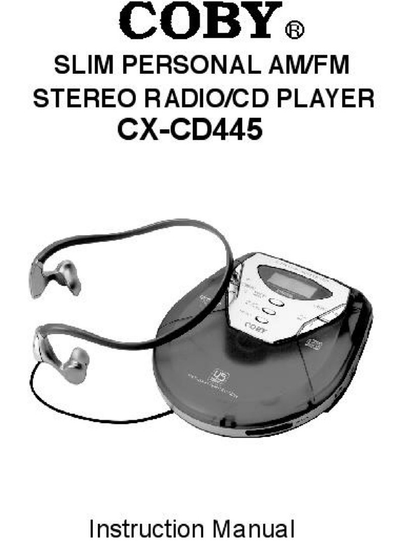 Coby CX-CD445 Manuel utilisateur