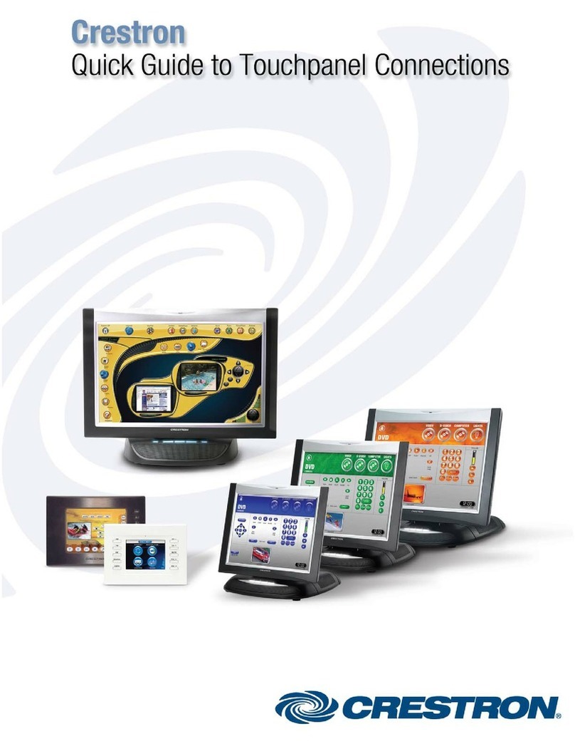 Crestron Isys TPS-3000 Mode d’emploi