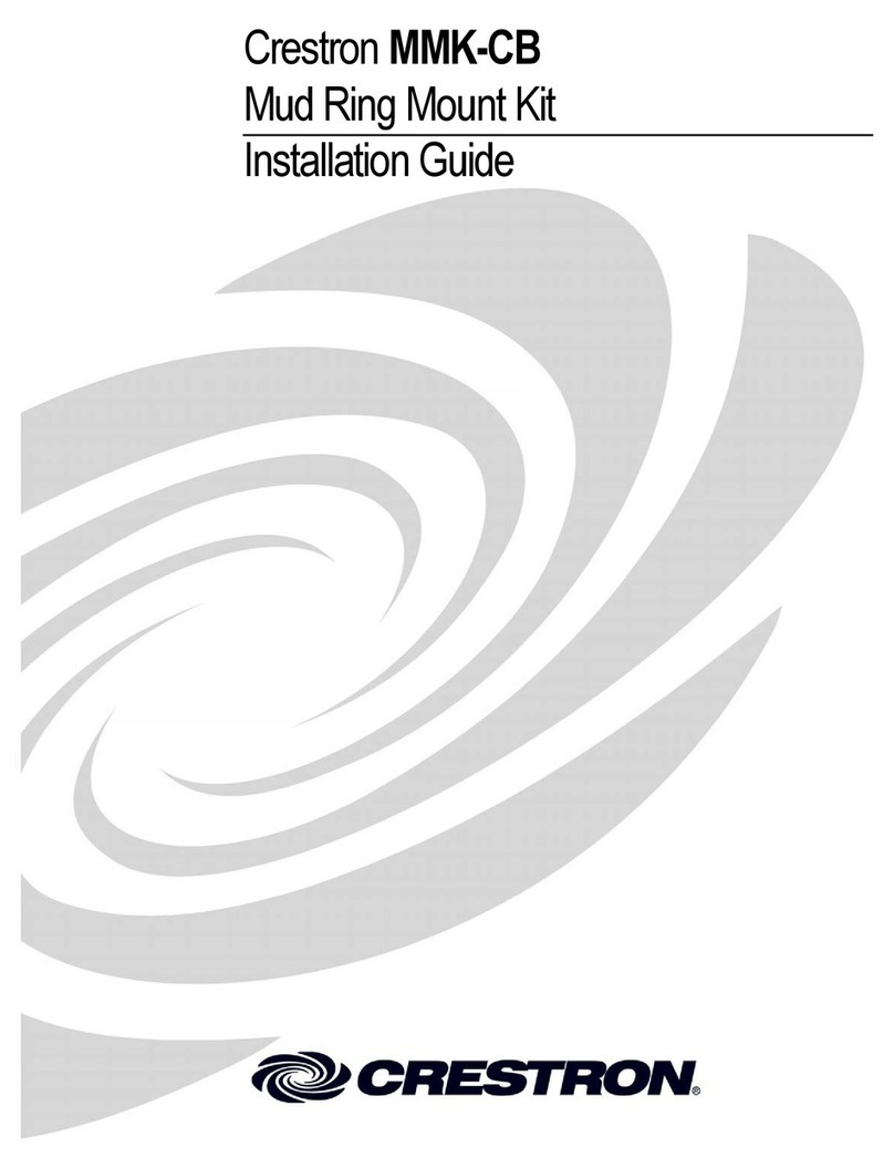 Crestron MMK-CB Manuel utilisateur