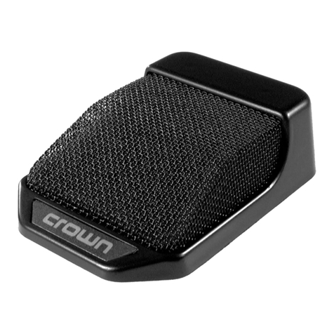 Crown CM-30 Guide de l'utilisateur